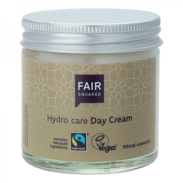 Tagescreme Hydro Care, Day Cream-Naturkosmetik Tagescreme aus Fairem Handel-Fairer Handel mit Naturkosmetik und Oelen Fair Squared-Fair Trade Naturkosmetik vegan halal