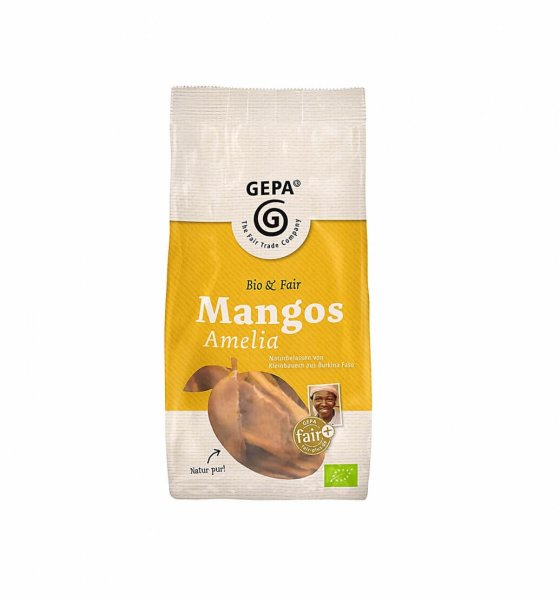 Bio-Mango Amelia, getrocknet-Bio-Mangos naturbelassen Rohkost aus Fairem Handel GEPA-Fairer Handel mit Mango, Trockenfruechten und Rohkost-Fairtrade Bio-Mango von Kleinbauern aus Burkina Faso