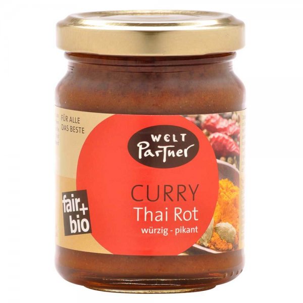 Bio-Thai Curry, rot-Bio-Thai Curry rot Currypaste aus Fairem Handel-Fairer Handel mit Curry Gewuerzen-Fairtrade Bio-Thai Curry Currypaste von Kleinbauern
